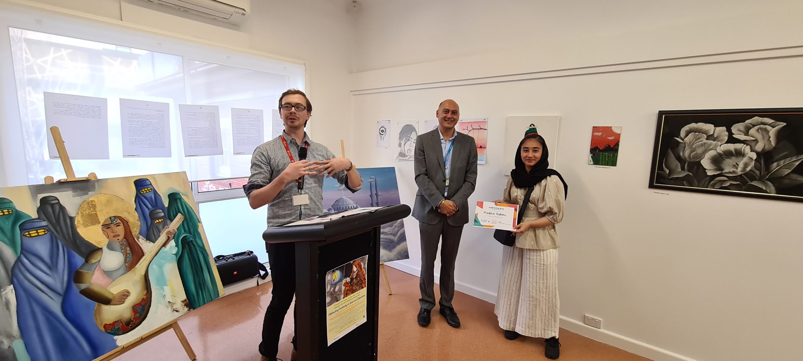 Refugee Youth Arts and Literature Competition showcases young local talent
