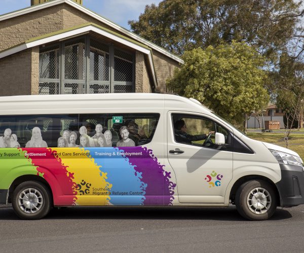 The SMRC bus isn’t just a bus. It’s a symbol of community. Image